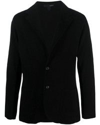 Мужской черный хлопковый пиджак от Lardini