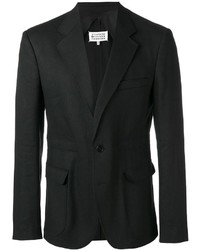 Мужской черный хлопковый пиджак от Maison Margiela