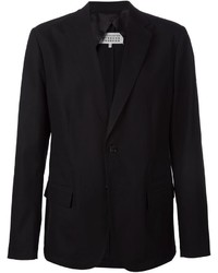 Мужской черный хлопковый пиджак от Maison Margiela