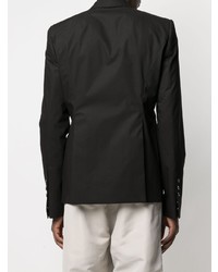 Мужской черный хлопковый пиджак от Rick Owens