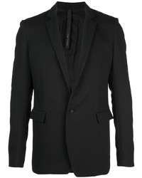 Мужской черный хлопковый пиджак от Poème Bohémien
