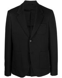 Мужской черный хлопковый пиджак от Raf Simons