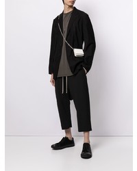 Мужской черный хлопковый пиджак от Yohji Yamamoto