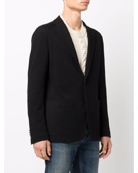 Мужской черный хлопковый пиджак от Tagliatore