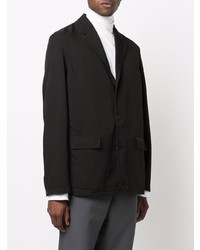 Мужской черный хлопковый пиджак от Oamc