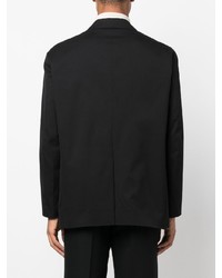 Мужской черный хлопковый пиджак от Auralee