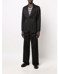 Мужской черный хлопковый пиджак от Societe Anonyme