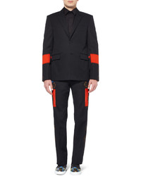 Мужской черный хлопковый пиджак от Givenchy