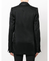 Женский черный хлопковый пиджак от Haider Ackermann