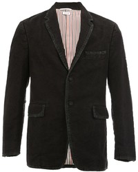 Мужской черный хлопковый пиджак от Thom Browne