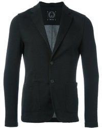 Мужской черный хлопковый пиджак от Tonello
