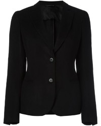 Женский черный хлопковый пиджак от Tonello