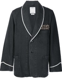 Мужской черный хлопковый пиджак от VISVIM