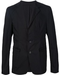 Мужской черный хлопковый пиджак от Wooyoungmi