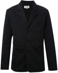 Мужской черный хлопковый пиджак от YMC