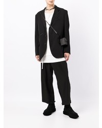 Мужской черный хлопковый пиджак от Yohji Yamamoto