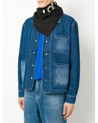 Мужской черный хлопковый шарф от Our Legacy