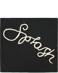 Мужской черный хлопковый шарф от Our Legacy