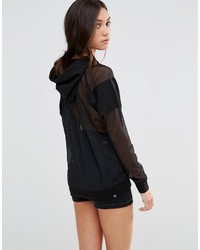 Женский черный худи в сеточку от Puma