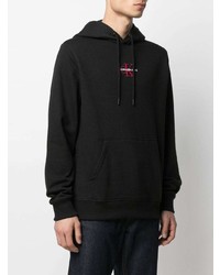 Мужской черный худи с вышивкой от Calvin Klein Jeans