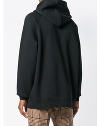 Мужской черный худи с вышивкой от Burberry