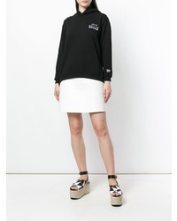 Женский черный худи с вышивкой от Chiara Ferragni