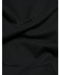 Мужской черный худи с коротким рукавом с вышивкой от Valentino