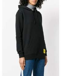 Женский черный худи с принтом от Calvin Klein Jeans