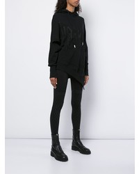 Женский черный худи с принтом от Haculla