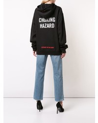 Женский черный худи с принтом от RtA