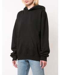 Женский черный худи с принтом от RtA