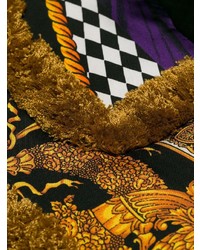 Мужской черный худи с принтом от Versace