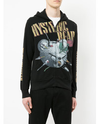 Мужской черный худи с принтом от Hysteric Glamour