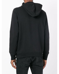 Мужской черный худи с принтом от Just Cavalli