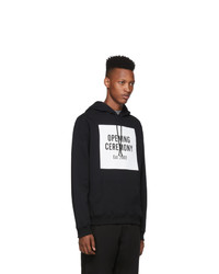 Мужской черный худи с принтом от Opening Ceremony