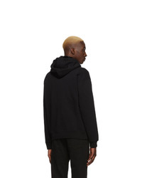 Мужской черный худи с принтом от Givenchy