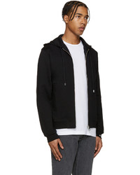 Мужской черный худи с принтом от Versus