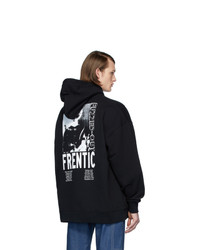 Мужской черный худи с принтом от McQ Alexander McQueen