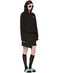 Женский черный худи с принтом от Palm Angels