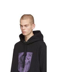 Мужской черный худи с принтом от Undercover