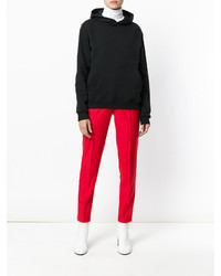 Женский черный худи с принтом от MSGM