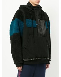 Мужской черный худи с принтом от Facetasm