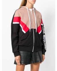 Женский черный худи с принтом от Love Moschino