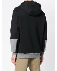 Мужской черный худи с принтом от Colmar