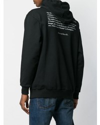 Мужской черный худи с принтом от Throwback.