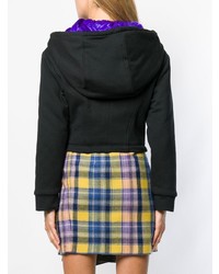 Женский черный худи с принтом от Versace