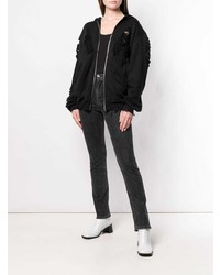 Женский черный худи с принтом от Almaz