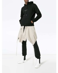 Мужской черный худи с принтом от Alyx