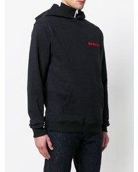 Мужской черный худи с принтом от Intoxicated