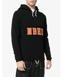 Мужской черный худи с принтом от Neighborhood